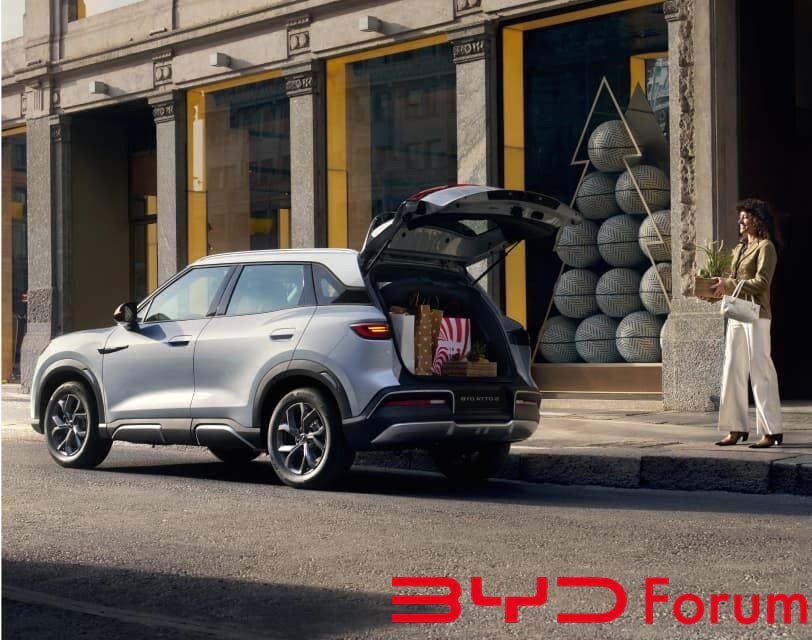 BYD Atto 2 BEV: kabina, zavazadla a detaily