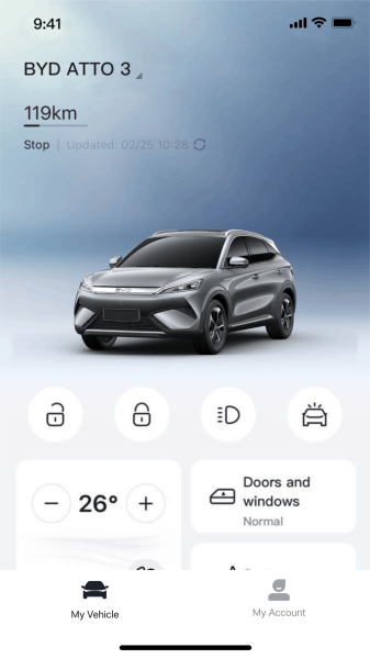 BYD AUTO: přehled vozu a dálkové funkce